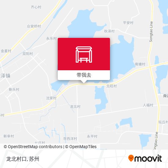 龙北村口地图