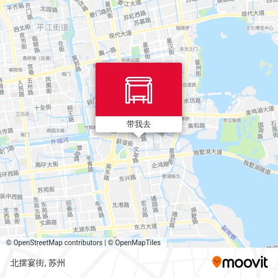 北摆宴街地图