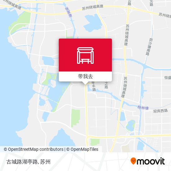 古城路湖亭路地图