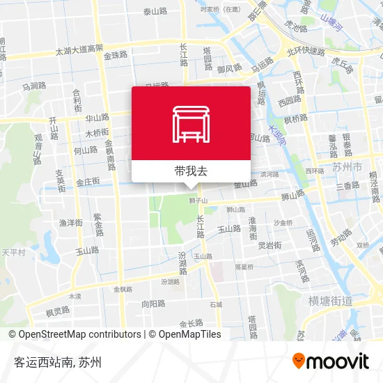 客运西站南地图