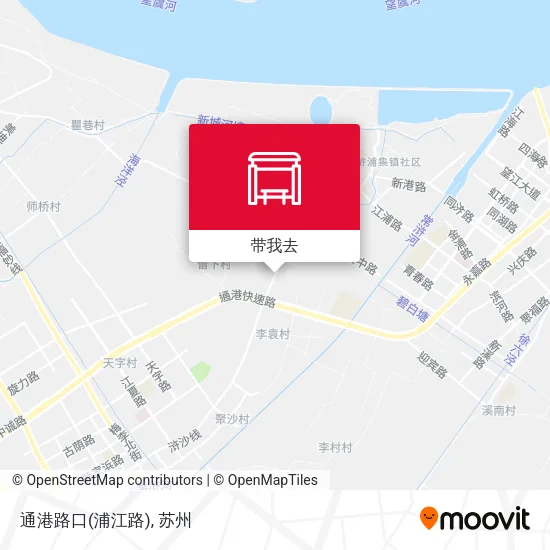 通港路口(浦江路)地图