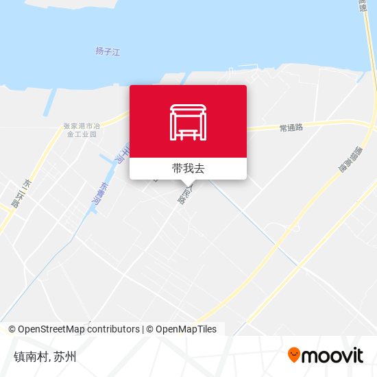 镇南村地图