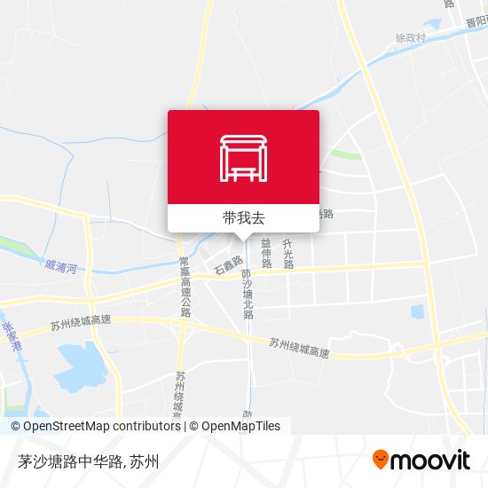 茅沙塘路中华路地图
