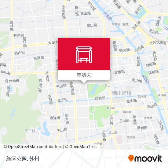 新区公园地图