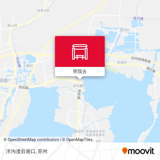 洋沟溇后港口地图