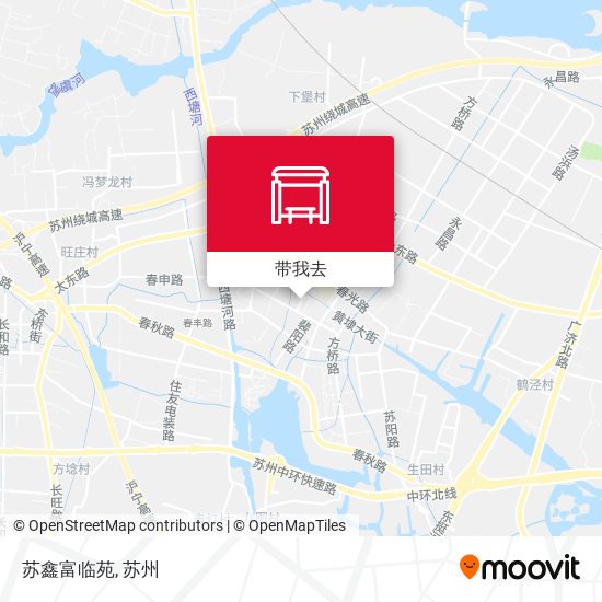 苏鑫富临苑地图