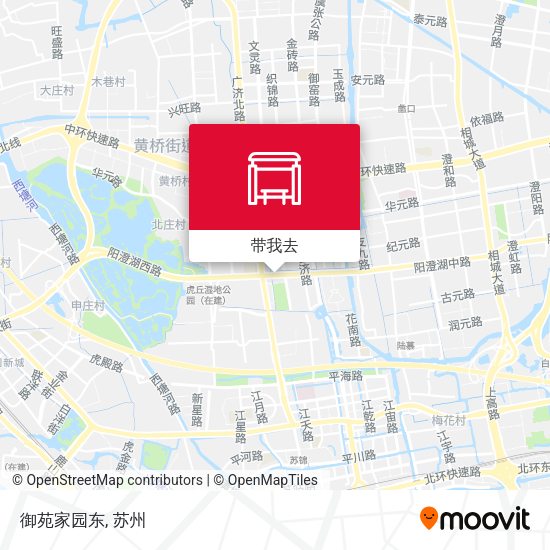 御苑家园东地图