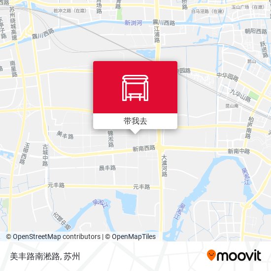 美丰路南淞路地图