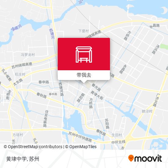 黄埭中学地图