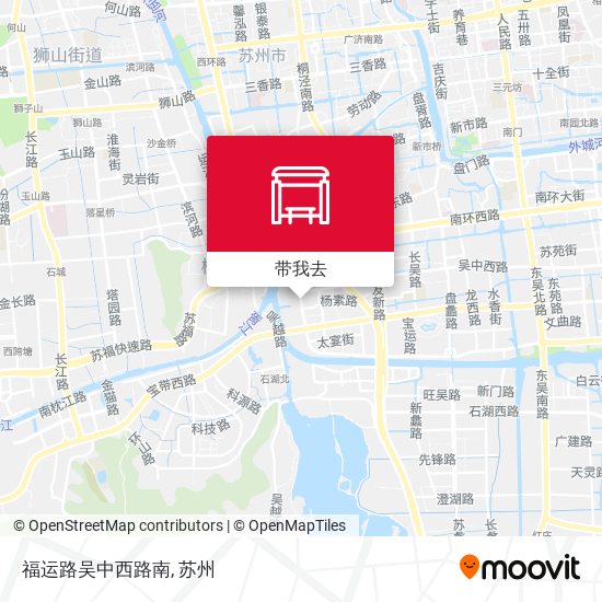 福运路吴中西路南地图