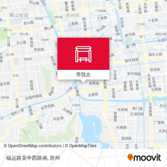 福运路吴中西路南地图