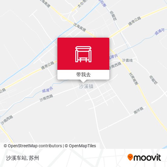 沙溪车站地图