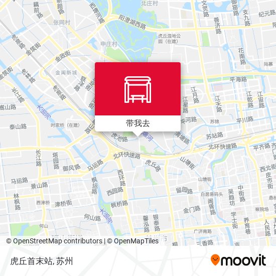 虎丘首末站地图