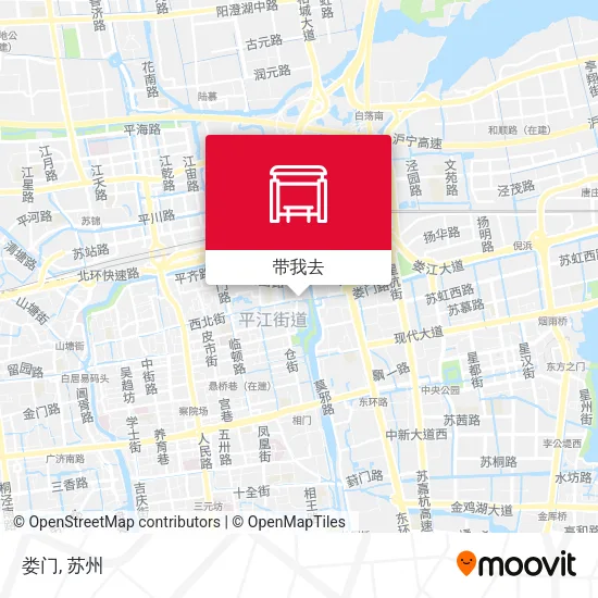 娄门地图