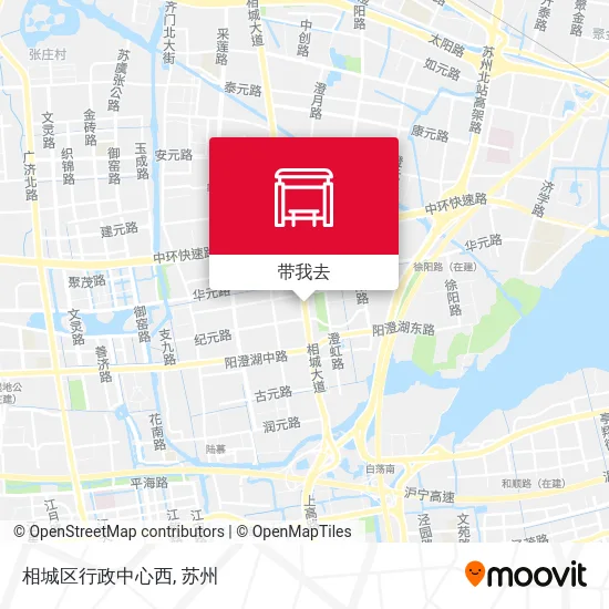 相城区行政中心西地图