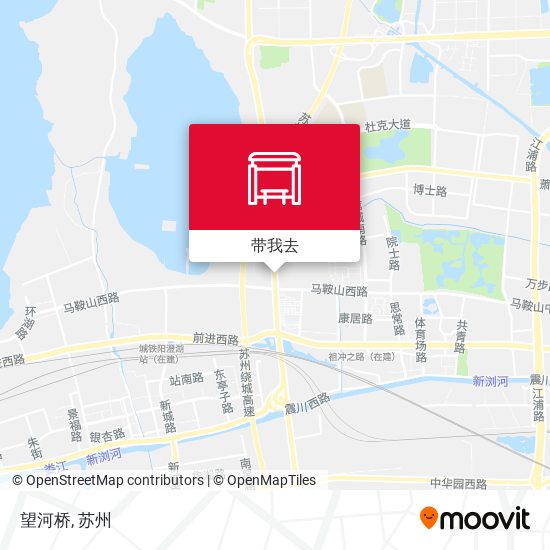 望河桥地图