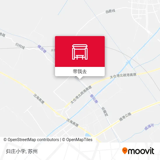 归庄小学地图