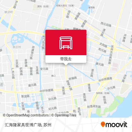 汇海隆家具世博广场地图