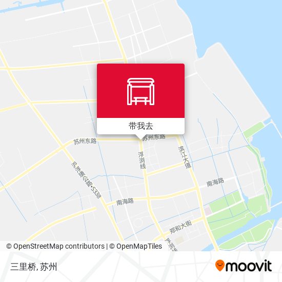 三里桥地图