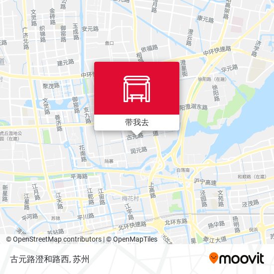 古元路澄和路西地图