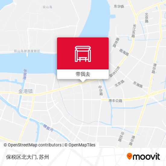 保税区北大门地图