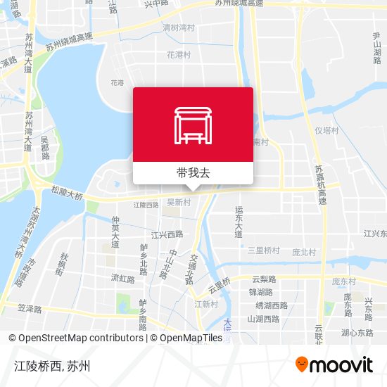 江陵桥西地图