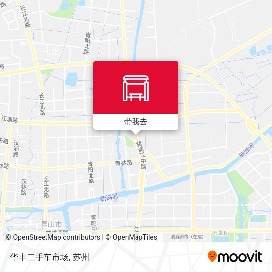 华丰二手车市场地图