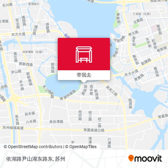 依湖路尹山湖东路东地图