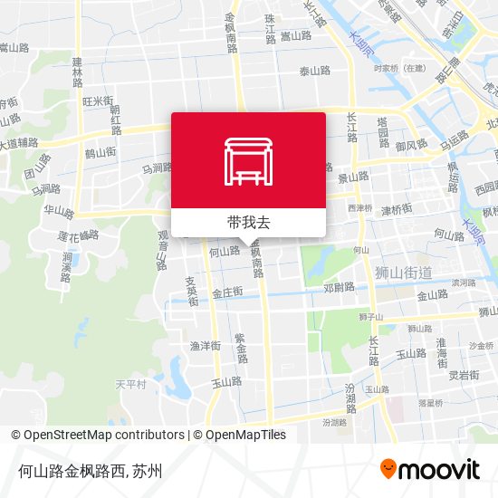 何山路金枫路西地图