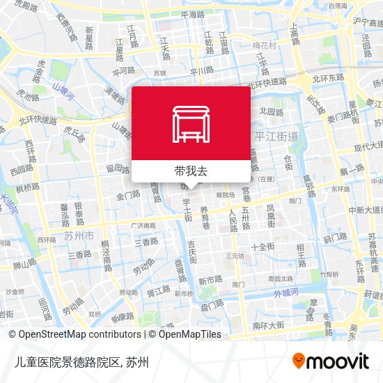 儿童医院景德路院区地图