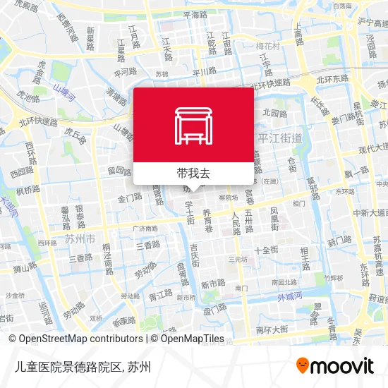 儿童医院景德路院区地图