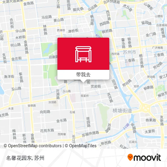 名馨花园东地图