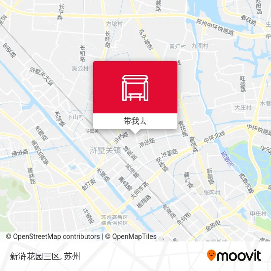 新浒花园三区地图
