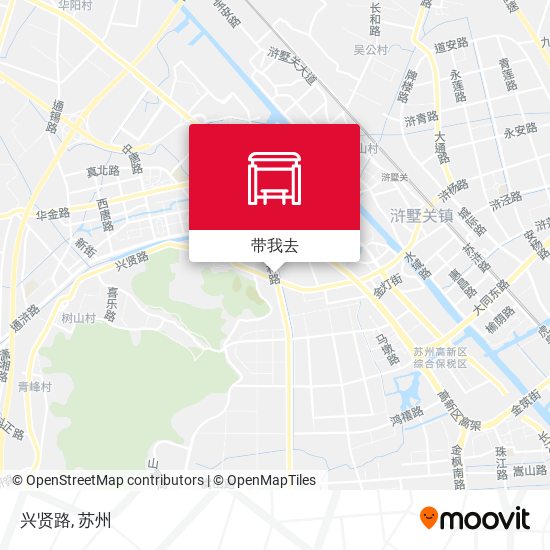 兴贤路地图