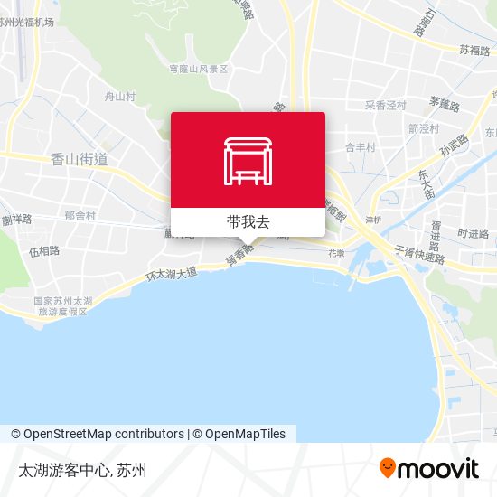 太湖游客中心地图