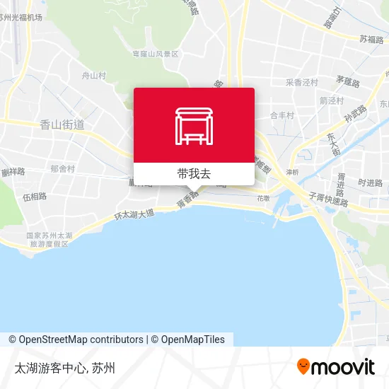 太湖游客中心地图