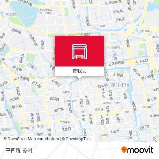 平四路地图