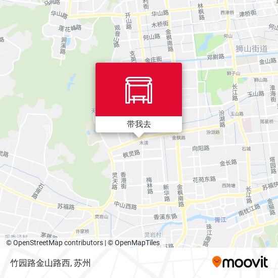 竹园路金山路西地图