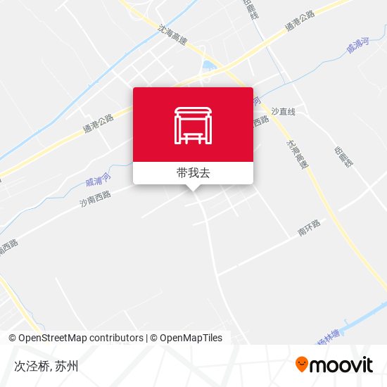 次泾桥地图