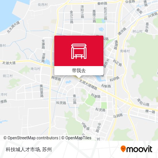 科技城人才市场地图
