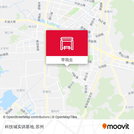 科技城实训基地地图