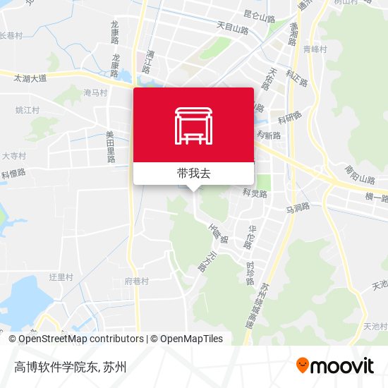 高博软件学院东地图