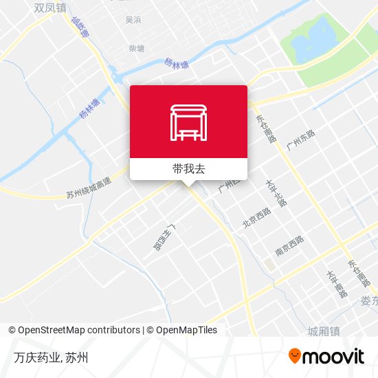 万庆药业地图