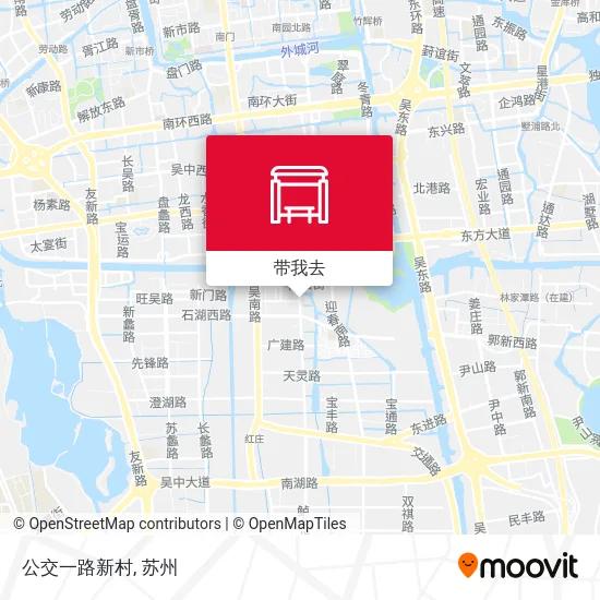 公交一路新村地图