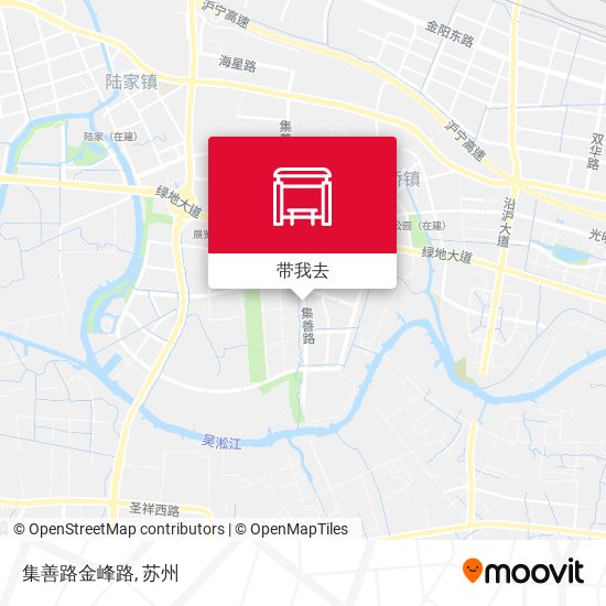 集善路金峰路地图