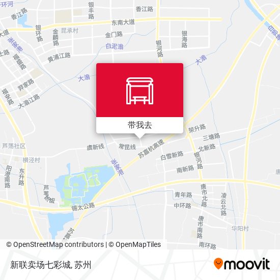 新联卖场七彩城地图