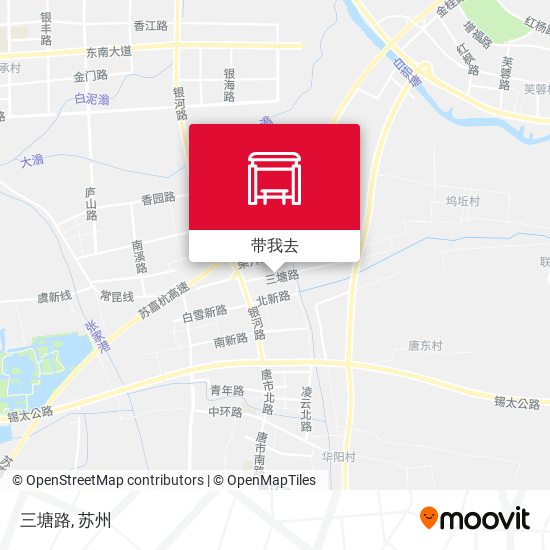 三塘路地图