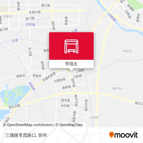 三塘路常昆路口地图