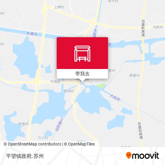 平望镇政府地图