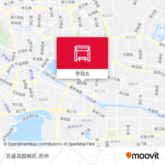 百盛花园南区地图